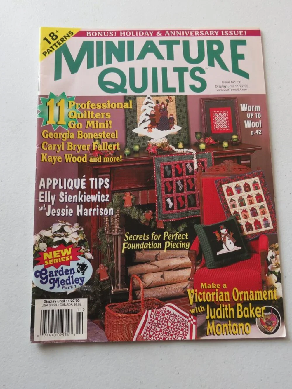 Miniature Quilts Vintage Magazines Lot of 4 1999, 2000 Set 2